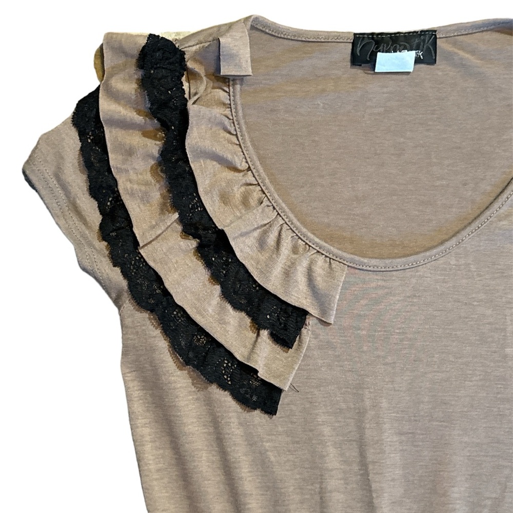 Shoulder Ruffle Dress - Picture 2 of 5